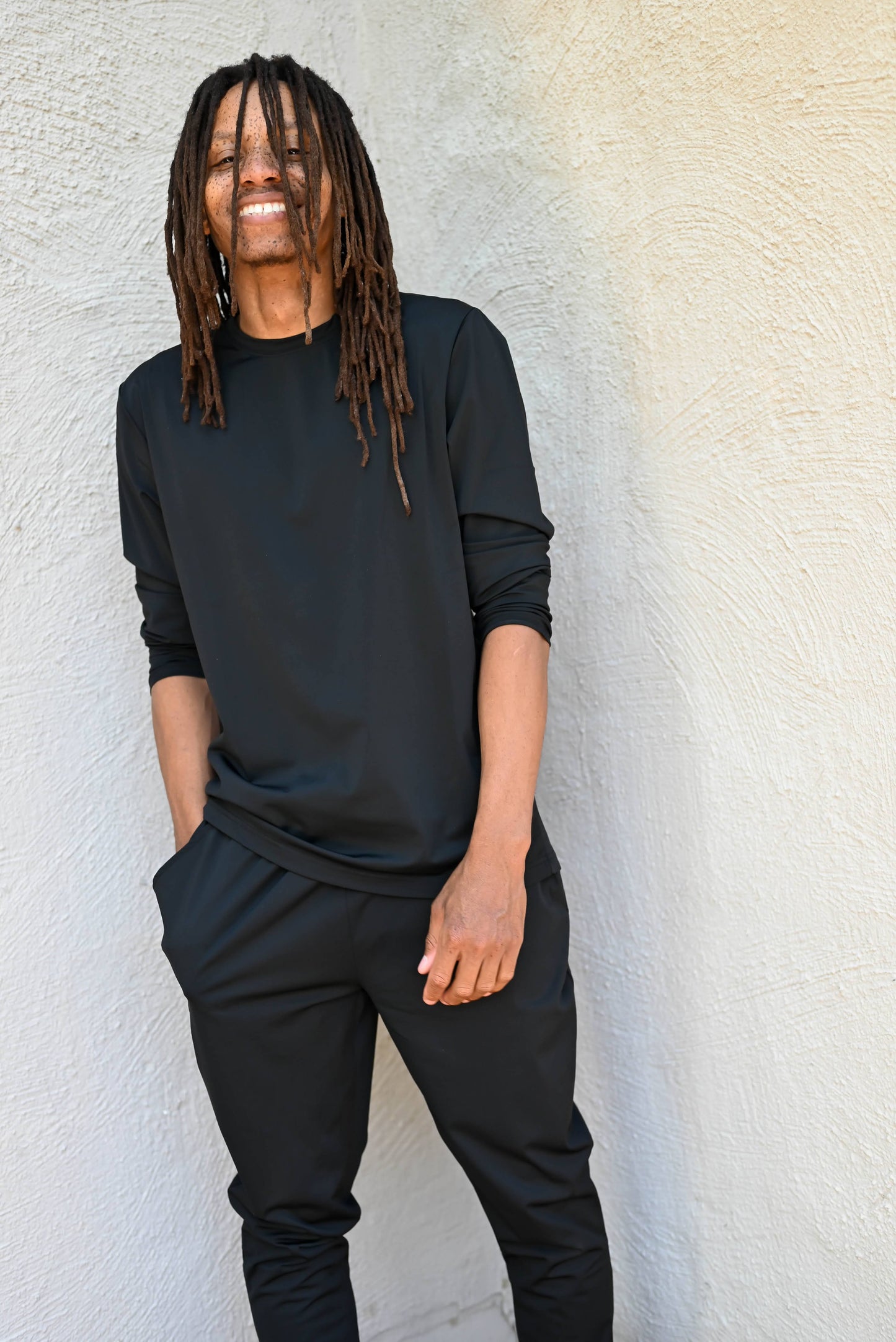 Black UPF 50+ joggers
