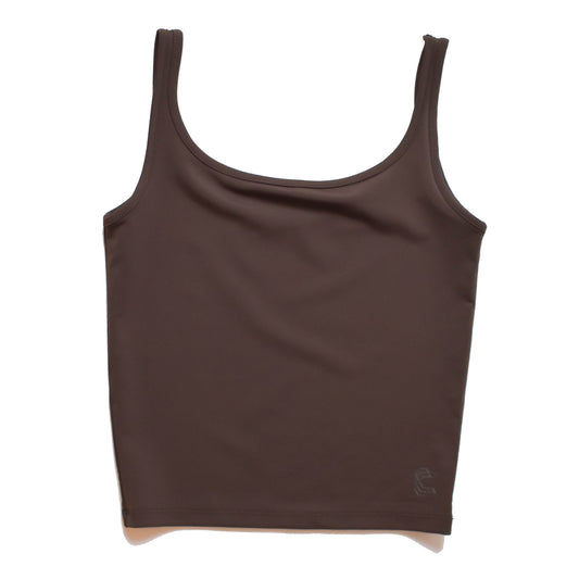 Espresso Brown UPF 50+ Women's Sleeveless Sun Protective Tank Top