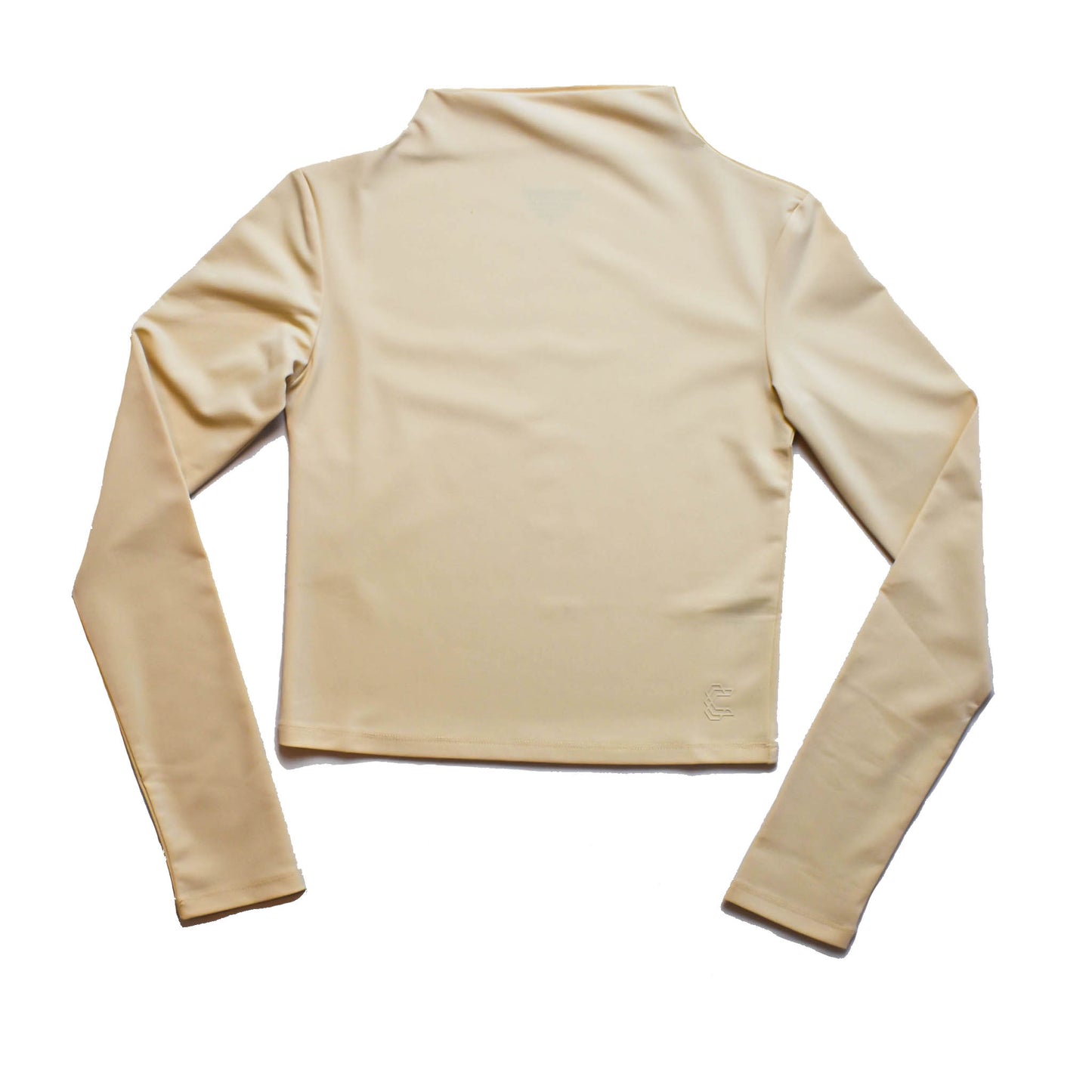 Neutral Color Women's long sleeve mock neck UPF 50+ sun protective top