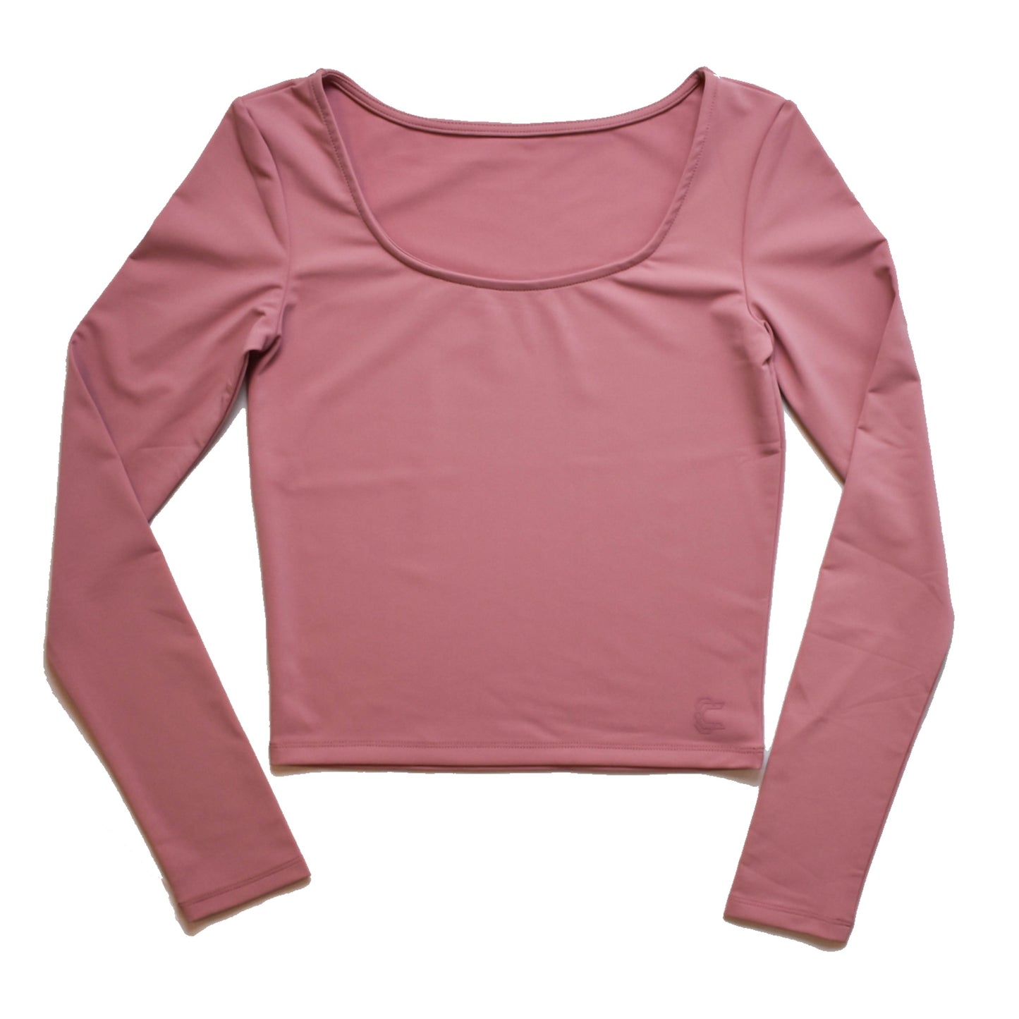 Rosa Rose Reversible High Neck and Scoop Neck UPF 50+ Women's Long Sleeve Versatile Sun Protective Top